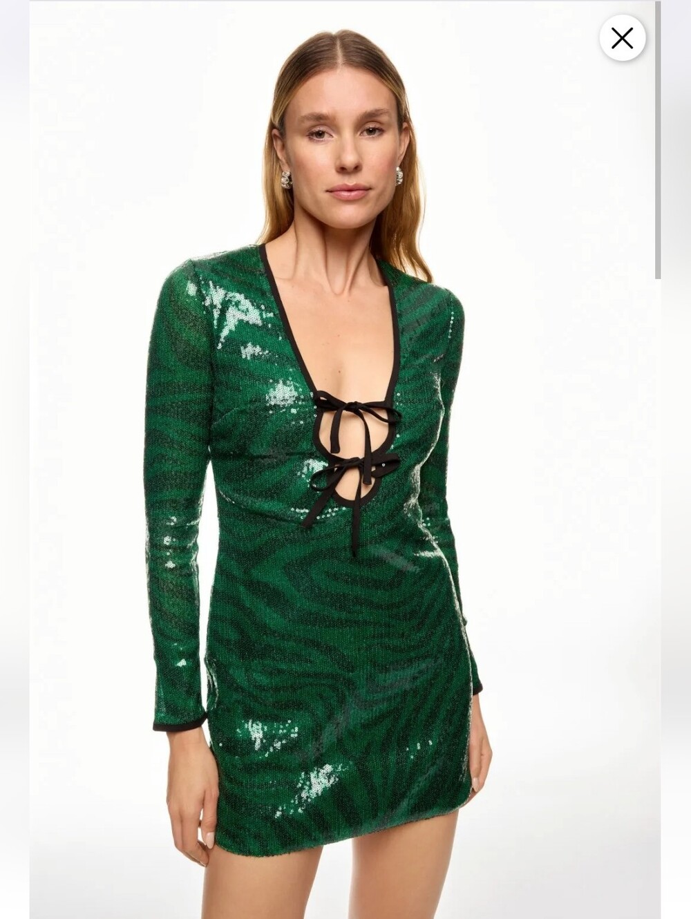 The Wolf Gang Brillo Sequin Dress Size Msrp $300